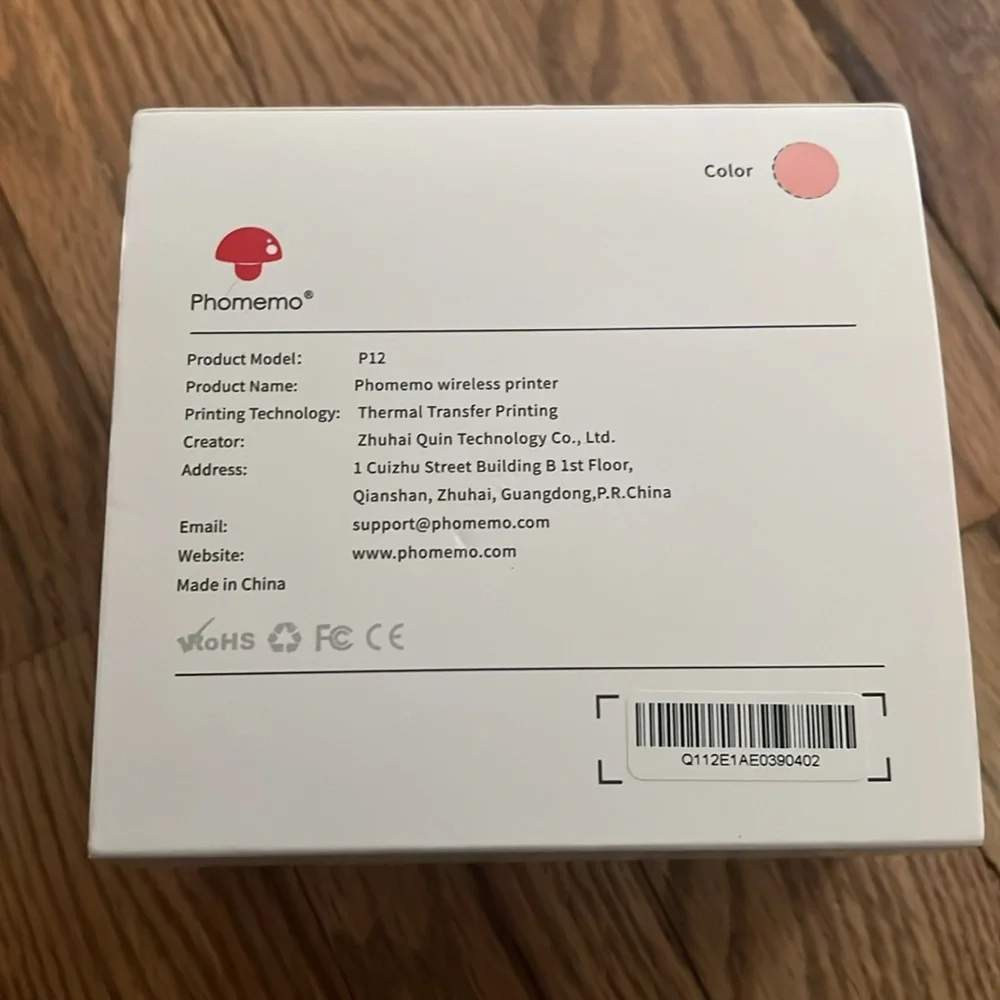 NEW Phomemo Label Maker Label Maker Machine with Tape P12, Portable Bluetooth